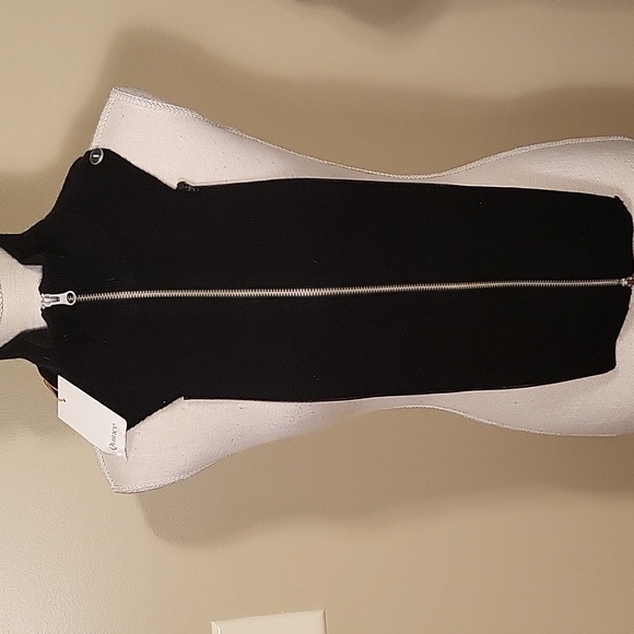 Quince Mongolian Cashmere Ribbed Collar Blazer Jacket Insert Black - Picture 3 of 8